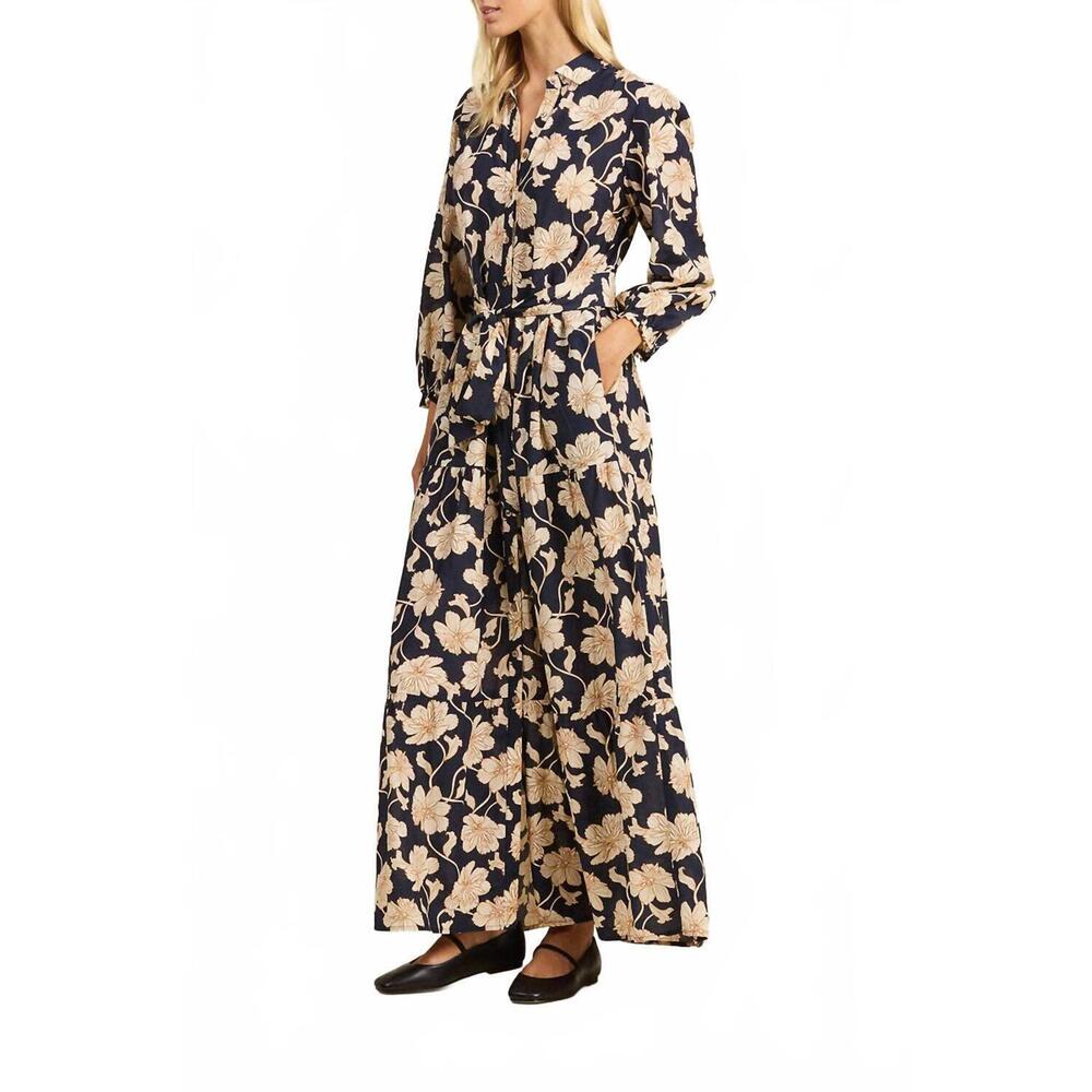 NEW TROVATA martina maxi dress in viola nocturne - Picture 3 of 5